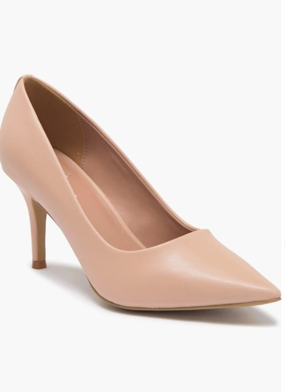 Linea Paolo Polina Pointed Toe Leather Pump Sz 5.5 Blush Pink Nappa (beige)